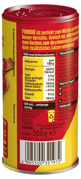 MAGGI Fondor krydda för grönsaker, kött eller fisk, krydda för soppor eller sallader, 10-pack (10 x 200 g)