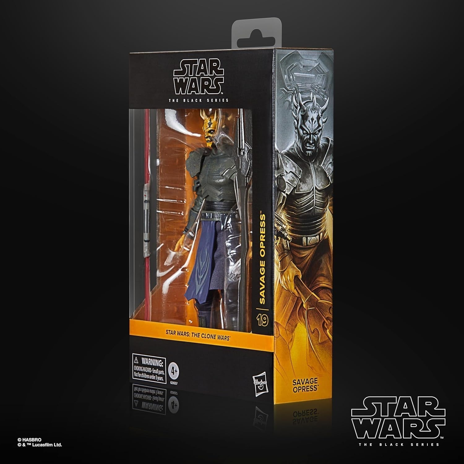 Star Wars Black Series Savage Opress, Star Wars: The Clone Wars Deluxe samlarfigur (15 cm) Actionfigurer Naty Shop