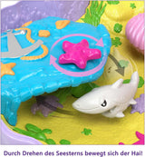Polly Pocket Förvaringsbox Snäckväska med 2 dockor och 1 ubåt Polly Pocket Mermaid Toy Age 4+ GNH11