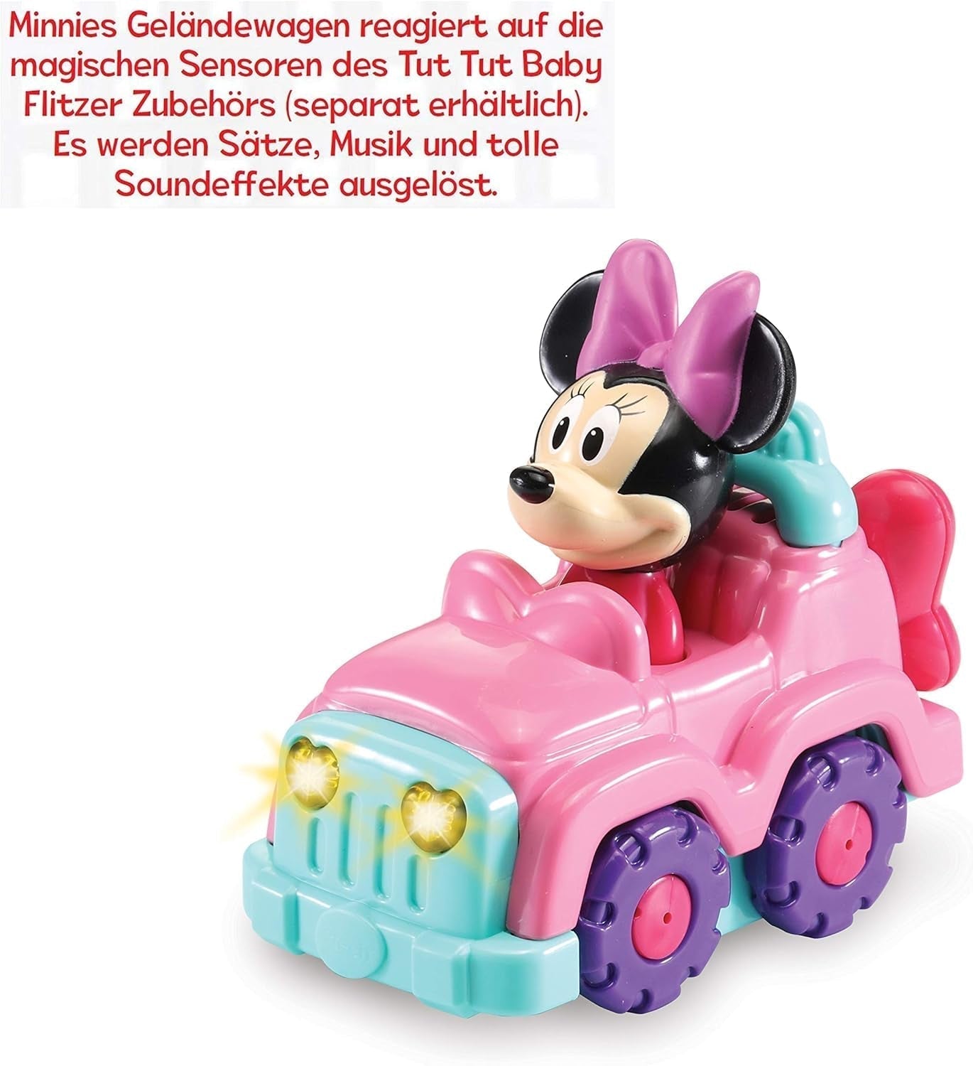 Vtech TUT TUT Baby Flitzer - Minnies terrängfordon Jucarii Bebe Naty Shop