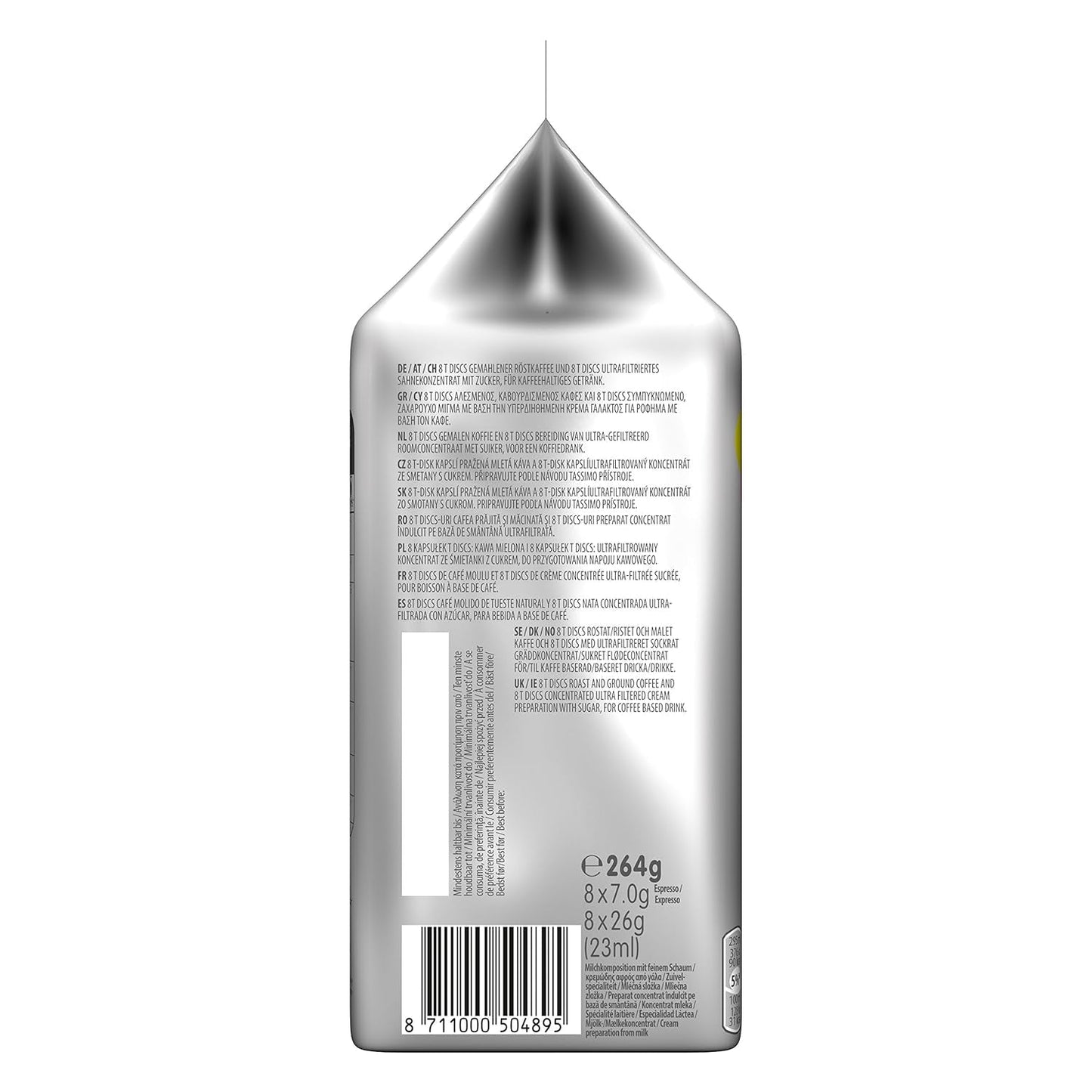 Tassimo Kapseln Jacobs Type Latte Macchiato Classico, 5 x 8 pads, 40 Kaffeekapseln