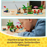 LEGO Animal Crossing Käptens Island Boat Tour, kreativ leksak för barn med 2 minifigurer från tv-spelsserien inklusive Huschke, present till flickor och pojkar från 6 år 77048 Byggset Besuche den LEGO-Store
