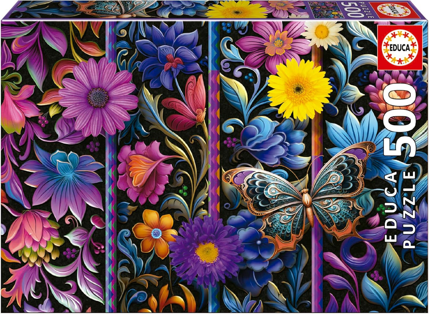 Educa - Pussel med 500 bitar för vuxna | Bada Bloom. Mått: 48 X 34 cm. Inkluderar Fixpuzzle pussellim. I 11 år (19909) Puzzle Naty Shop Standardtitel