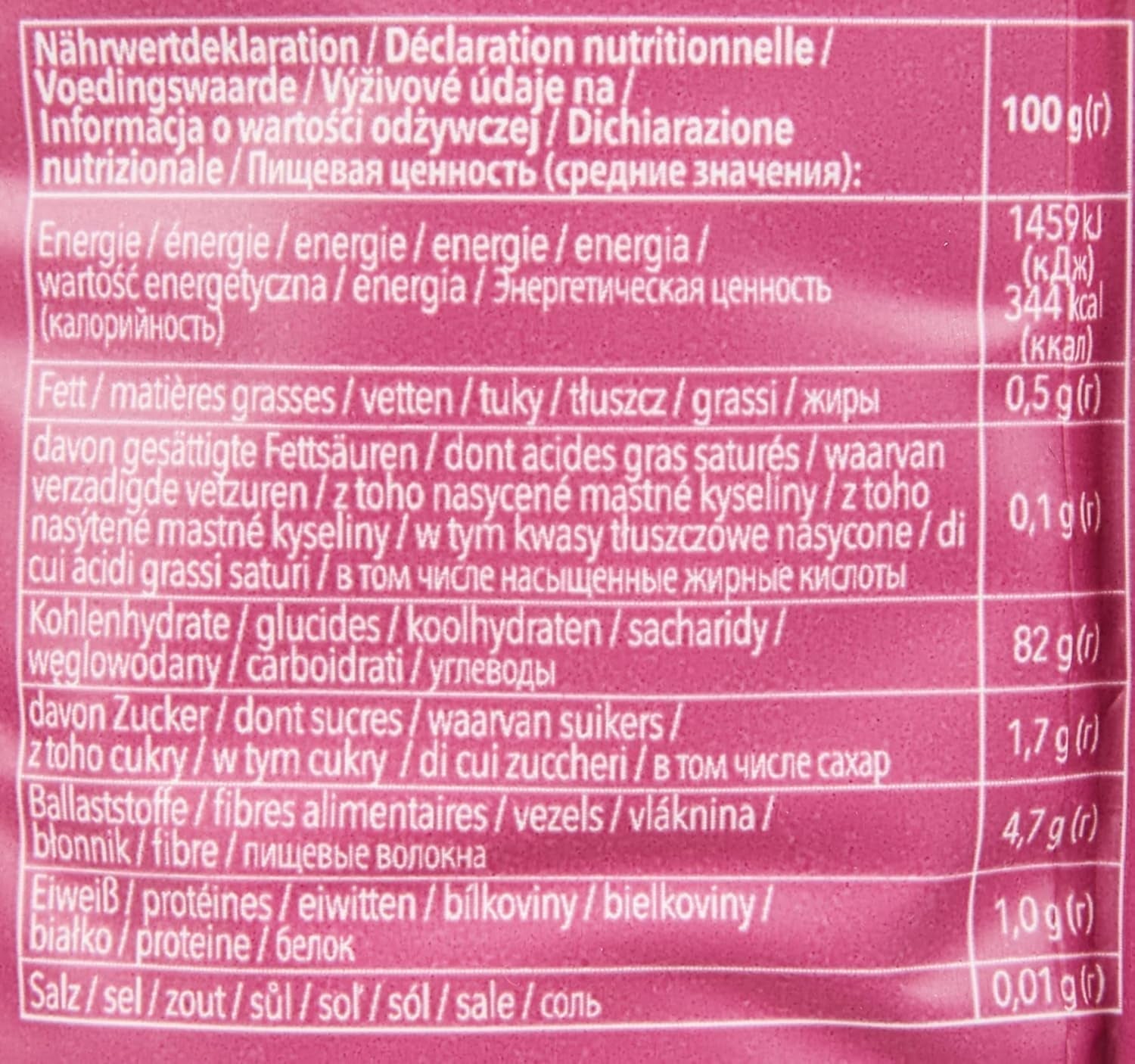 Mehl "Farine" - Basismehlmischung Glutenfrei 1Kg, 10Er Pack Blandning för bakning och matlagning Naty Shop