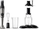 Philips 5000-Serie Stabmixer - 1200W Leistung. Promix-teknik. Led Geschwindigkeitsanzeiger. Stufenlose Geschwindigkeitseinstellung. Kompakt design. Leicht Zu Reinigen. Schwarz (HR2681/00) Kitchen Naty Shop + Schneebesen, Spiralizer, Xl-Zerkleinerer