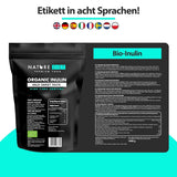 Naturkost - Bio-Inulin 1 Kg | Aus Agave | Natürliches Präbiotikum Sötningsmedel Naty Shop