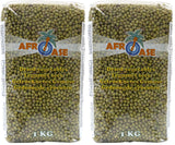 AFROASE - Mung gröna bönor - 1 x 1 kg (förpackning med 2)