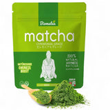 50G Matcha av ceremoniell kvalitet från Japan - 100 % naturligt, fri från bekämpningsmedel och testat - Stenmald - Moegi Matcha Premium japanskt tepulver