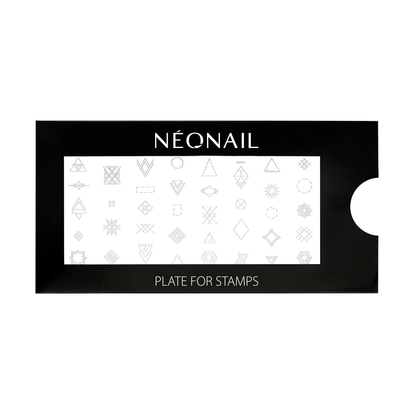 NÉONAIL Nagel Stempel Mit Schaber - Nägel Selber Machen - Nail Art Stämpel - Nageldesign Für Nagel Schablone - French Nails Stempel - Silikon Nagelstempel