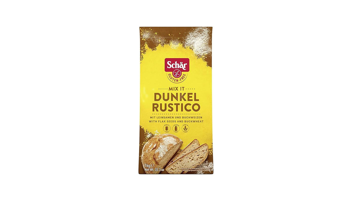 Mix It Dunkel Backmischung Glutenfrei 1Kg, 10Er Pack Blandning för bakning och matlagning Naty Shop Standardtitel