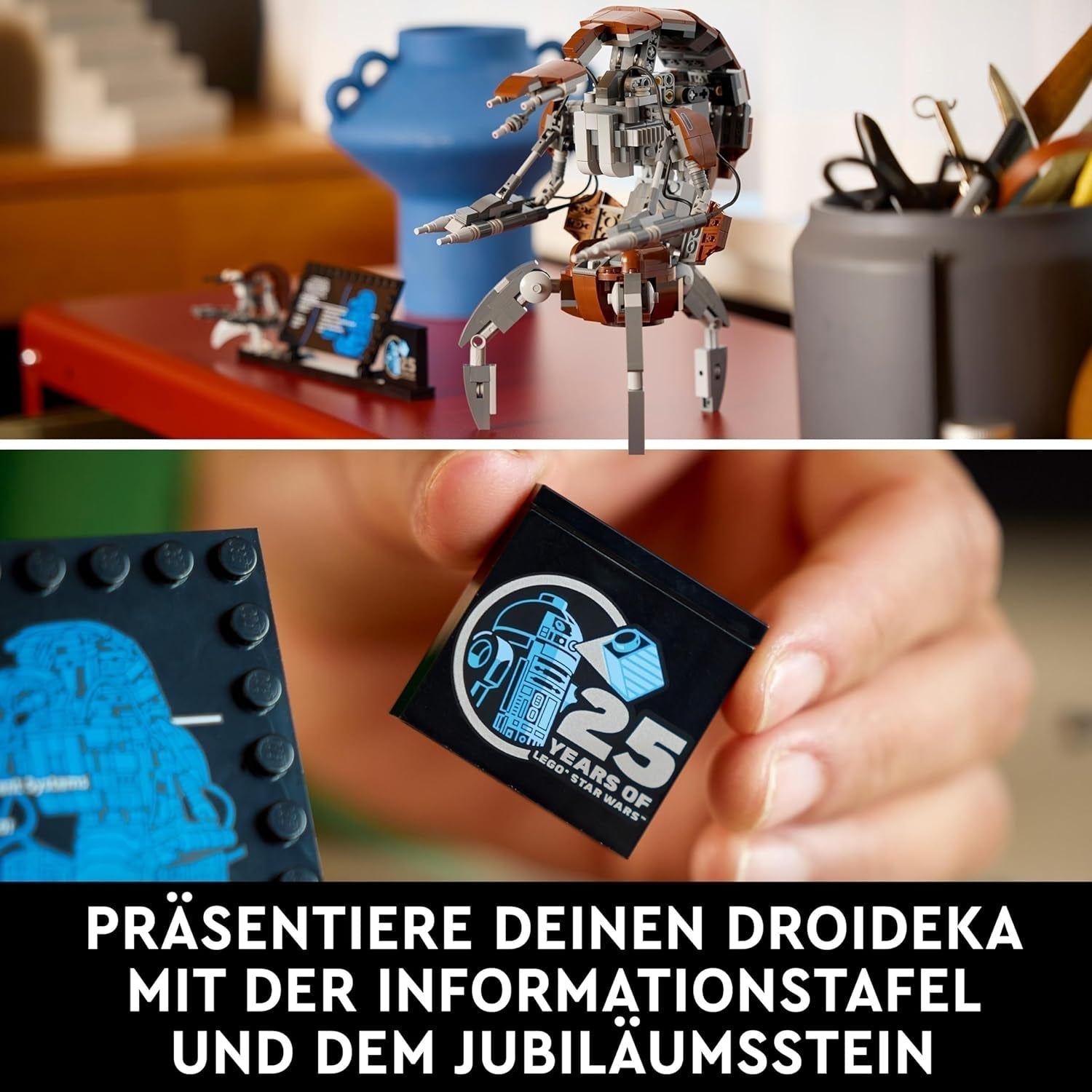 LEGO Star Wars Droideka-set, Droidmodellsats för vuxna, skrivbordsdekor, samlarobjekt, presentidé för män och kvinnor 75381 Byggset Besuche den LEGO-Store