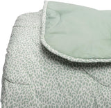 Foppapedretti Notte & Natura salvia kronblad täcke, överdrag, 100% bomull, tillverkad i Italien Täcken och täcken Naty Shop