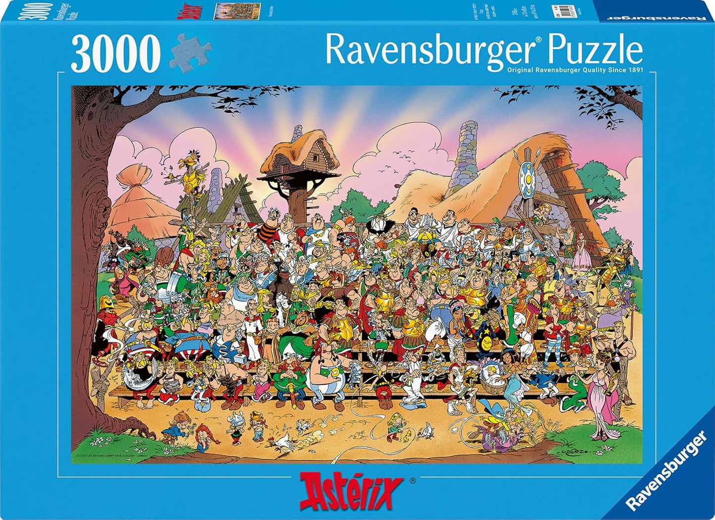 Ravensburger - Pussel för vuxna - 3000 bitars pussel - Universe of Asterix - Vuxna och barn från 14 år - Högkvalitativt pussel tillverkat i Europa - Seriefigurer - 14981 Puzzle Naty Shop