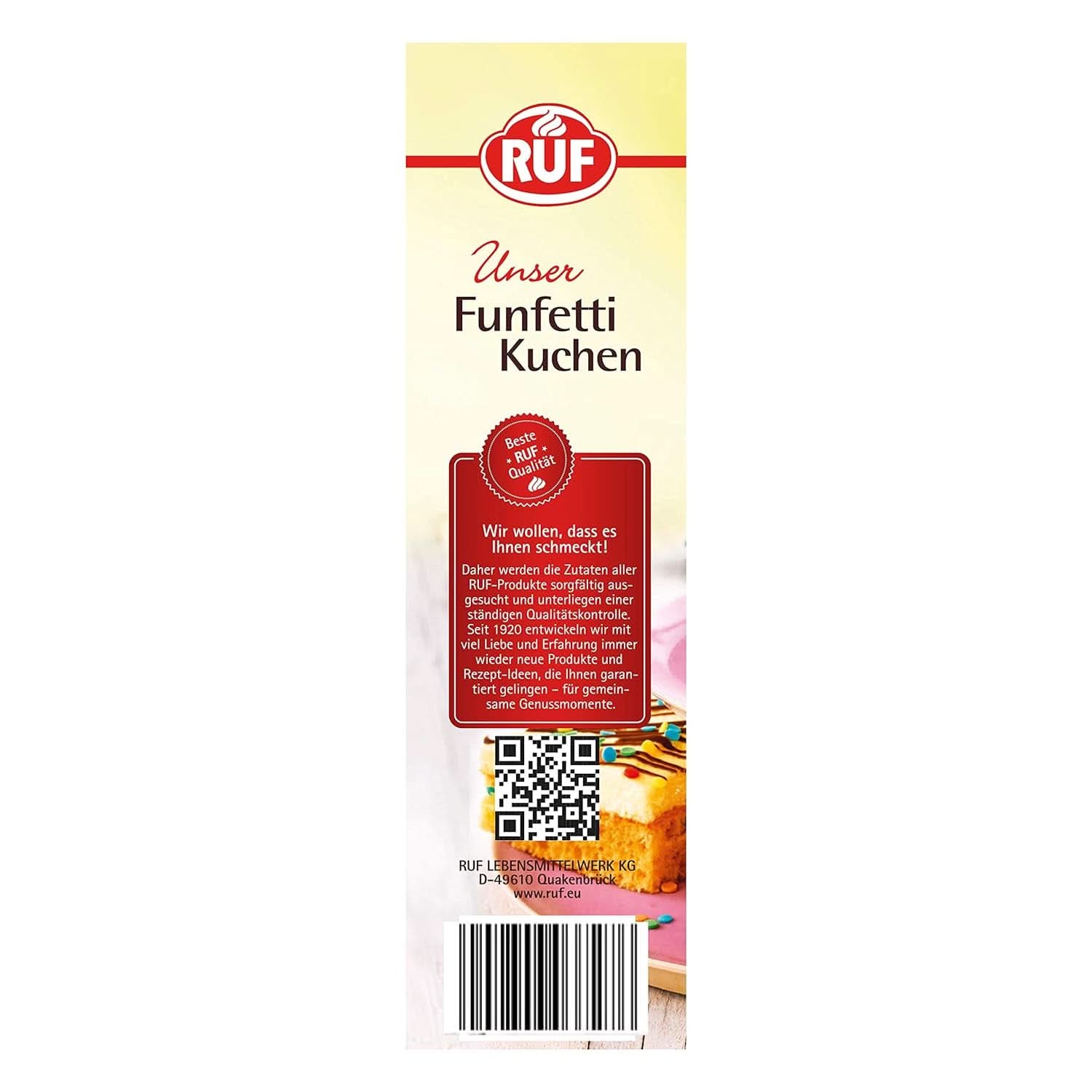 RUF Blandning för tårtor, olika färger Glasyrer och Decor Naty Shop