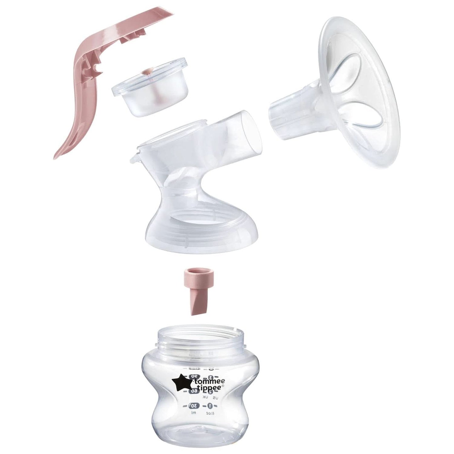 Tommee Tippee Made for Me Manuelle Einzel-Milchpumpe, Starke Saugkraft, Ergonomischer Griff, Tragbare Und Leise Milchpumpe, Samt Babyflasche Accessories Mat och amning Bebe Naty Shop