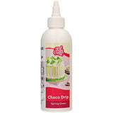 Funcakes Choco Drip Spring Green (Grön): Köstlicher Gesmack, Einfach Zu Verbenen, Perfekt Für Tropfkuchen, Drip Gesmack Nach Schokolade. Wiederverschließbare Packung 180 G. Blandning för bakning och matlagning Naty Shop Standardtitel
