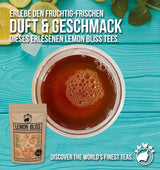 Nananatura'S Original LEMON BLISS TEA 85G | Fruktigt och uppfriskande sommarörte | Som kallt te, iste eller klassiskt varmt | Med blommor, löv och solmogna bär | Inget socker