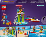 LEGO Friends livräddare observationstorn med vattenskotrar, barnleksak, presentidé för flickor och pojkar från 5 år med 2 figurer och en delfin, vattenskoterleksak 42623 Byggset Besuche den LEGO-Store