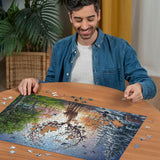 Ravensburger Puzzle 12001088 - The Magic Deer and the Four Seasons - 1000-bitars pussel för vuxna 14+ Puzzle Naty Shop