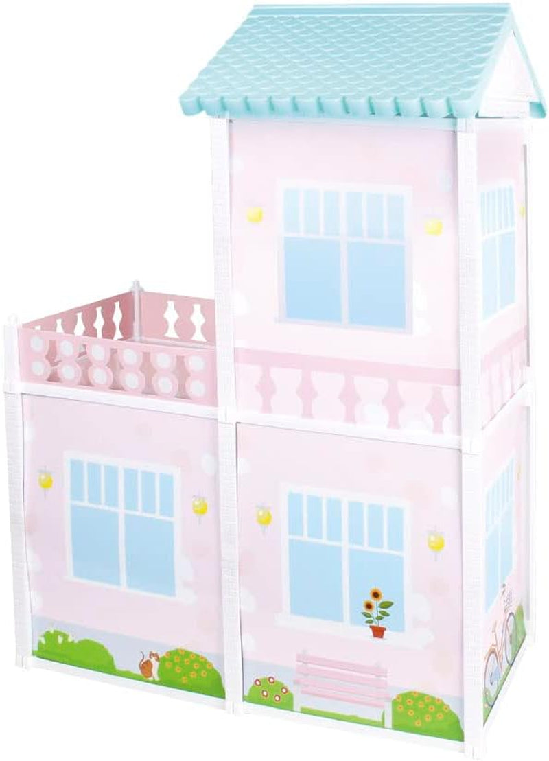 City Life - Villetta mit 3 Räumen und Zubehör Größe Playset monteit 61 x 40 x 78 cm