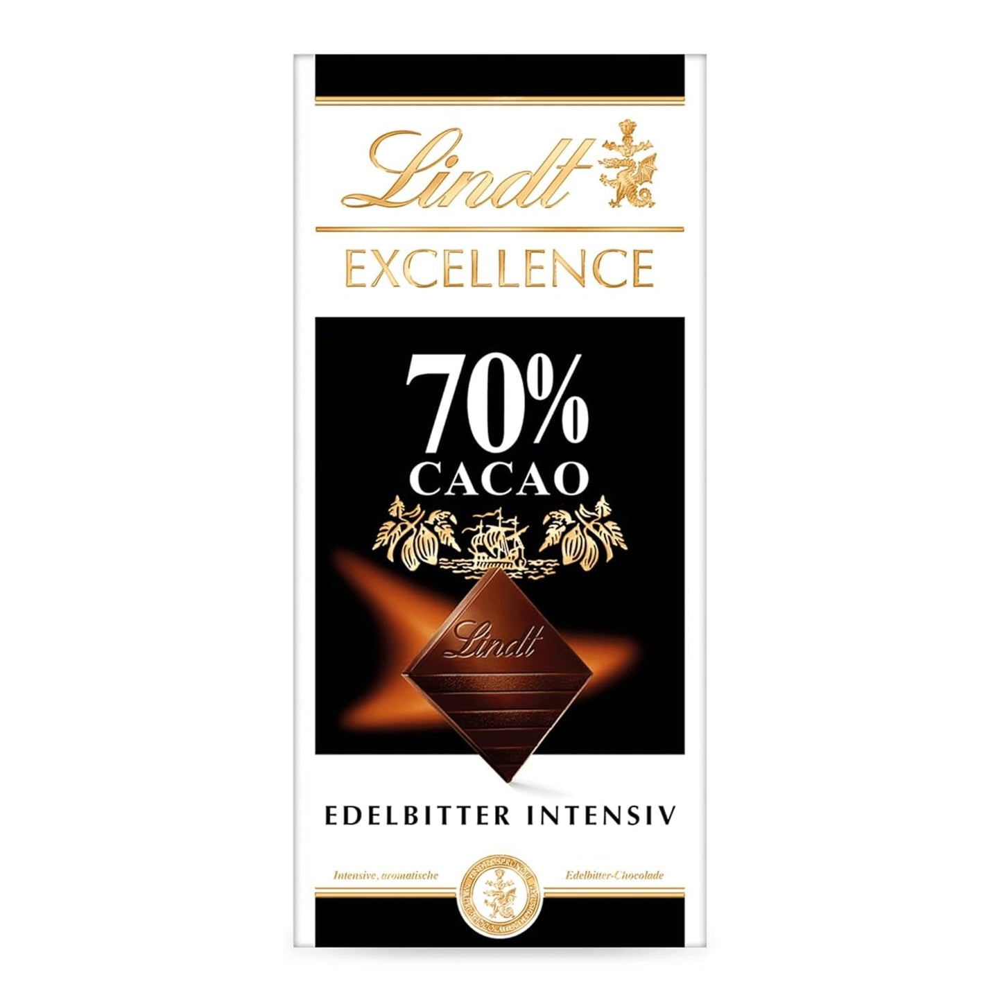 Lindt EXCELLENCE 70% kakao - mörk choklad, 100 gram tablett Naty Shop Standardtitel