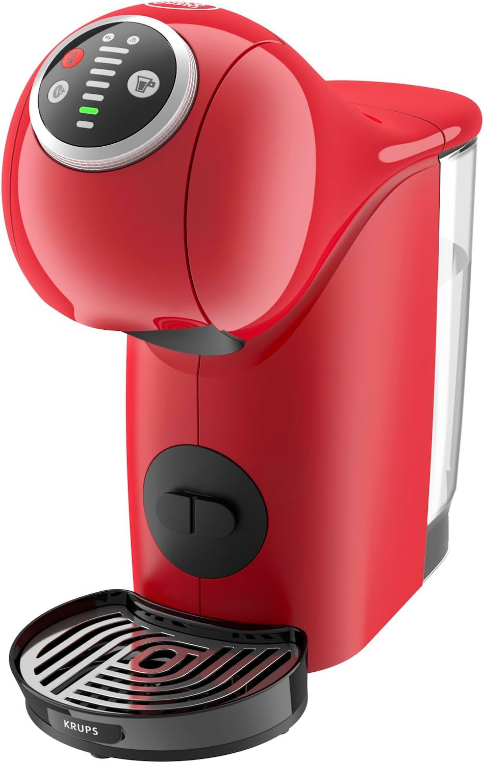 NESCAFÉ Dolce Gusto Genio S Plus från Krups, kompakt kapselkaffemaskin, kapacitet 0,8 liter, 1500 watt, automatisk avkalkningsvarning, space grey, KP340B
