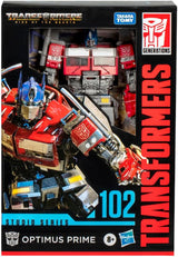 Transformers Studio Series Voyager Class Rise of the Beasts 102 Optimus Prime Actionfigur Röd Vit Blå Actionfigurer Naty Shop