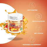 Ironmaxx Phantasty - Creamy Peach 250G Dos | Vegan Geschmackspulver Mit Echten Frucht- Oder Nussstückchen | Perfekter Zuckerersatz Sweeteners Naty Shop