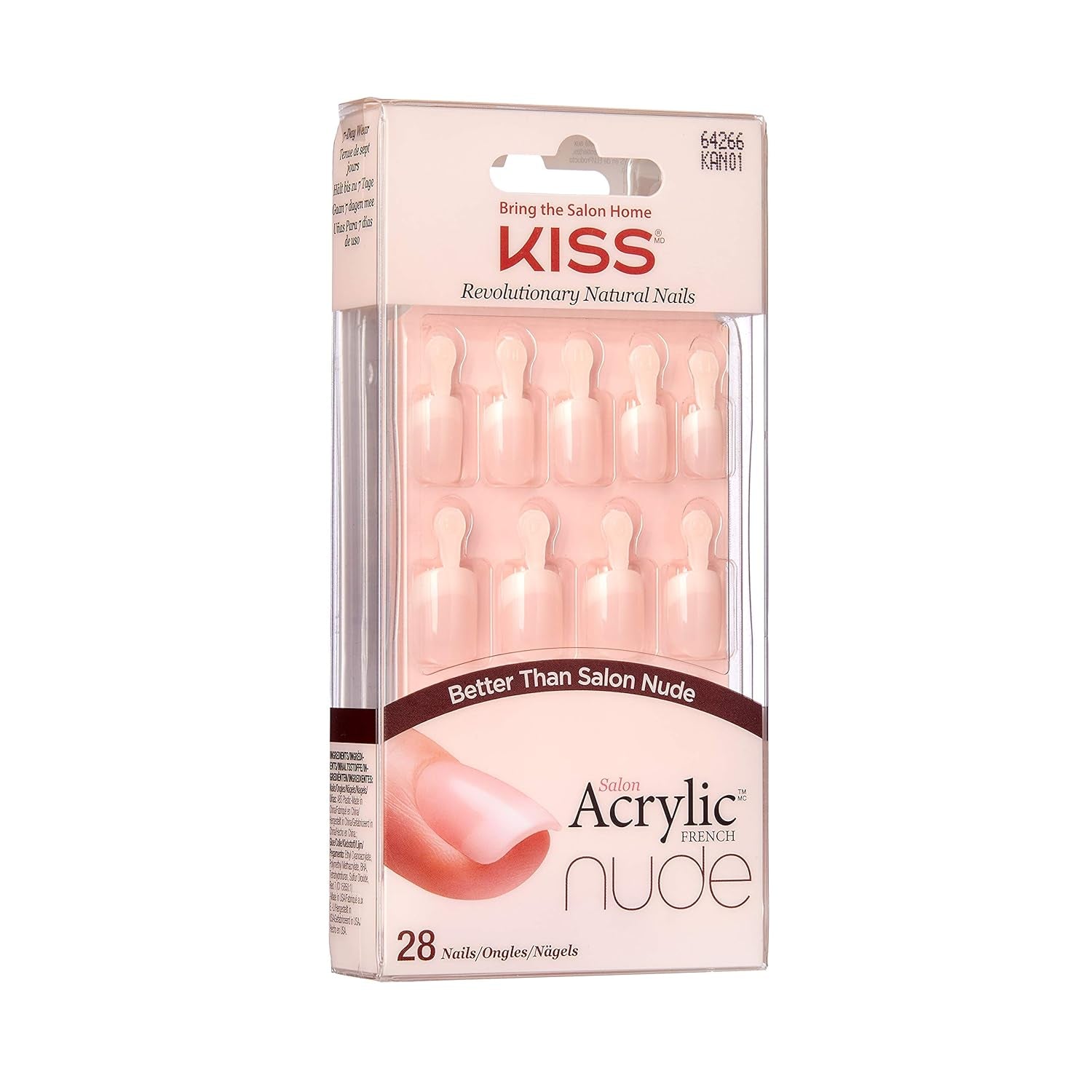 Kiss Nude Nails Cashmere & Nude Nails Fantastiska naglar