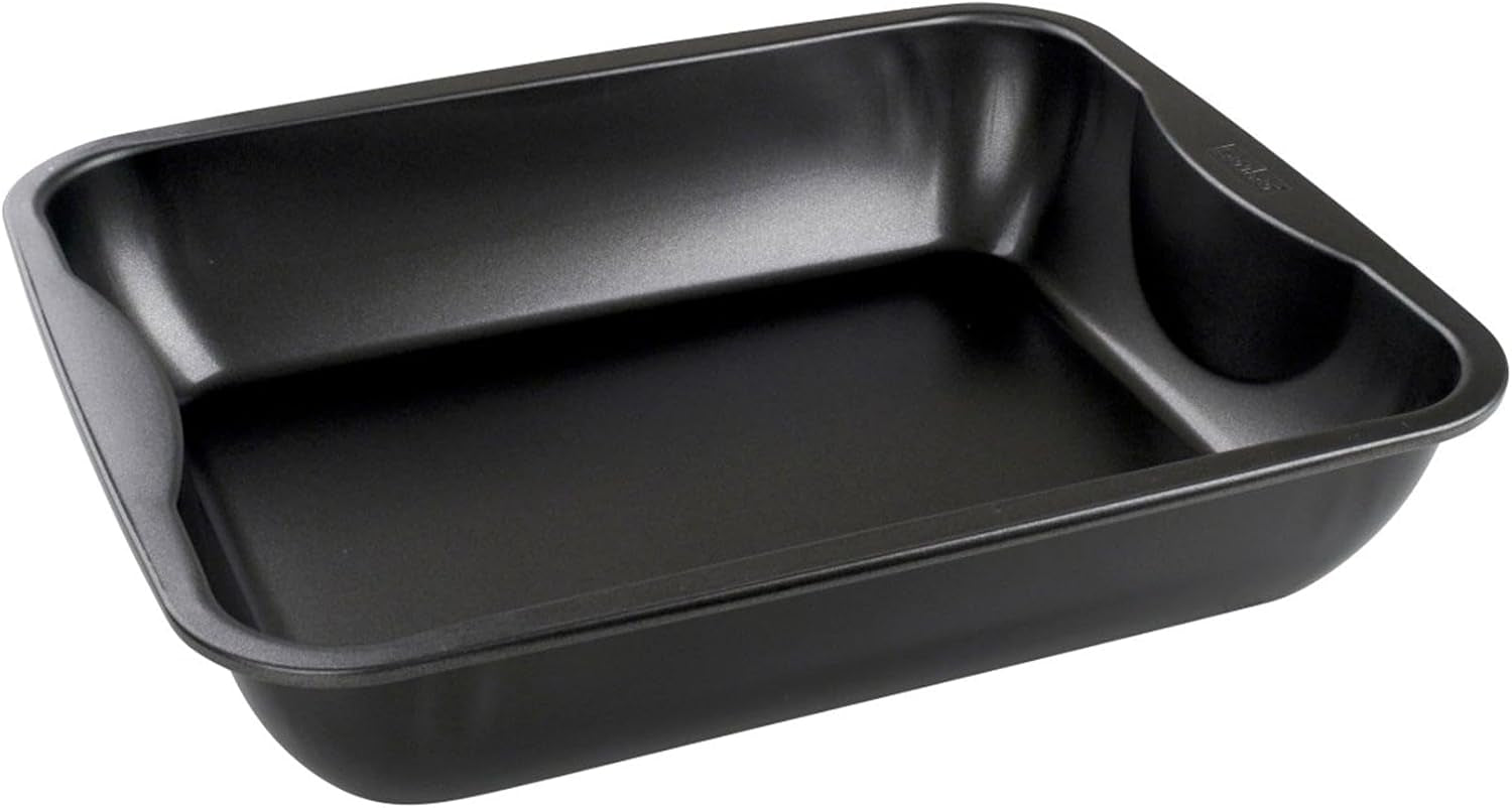 Zenker Xxl-Brat- Und Auslaufform (40 X 8 X 34 Cm) SPECIALMATlagning, Rechteckige Ofenform Mit Antihaftbeschichtung, Backblech Für Krosse Braten & Saftige Aufläufe (Farbe: Schwarz), Menge: 1 Stück Formar och plåtar för bakning Naty Shop