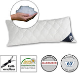 Irisette Micro Thermo kudde - Tillverkad i Tyskland - Kudde med avtagbart mjukt mikrofiberfodral, 40 X 80 Cm, Ã-ko-Tex certifierade Naty Shop standardkuddar Enkel 1 pack-40 X 80 Cm