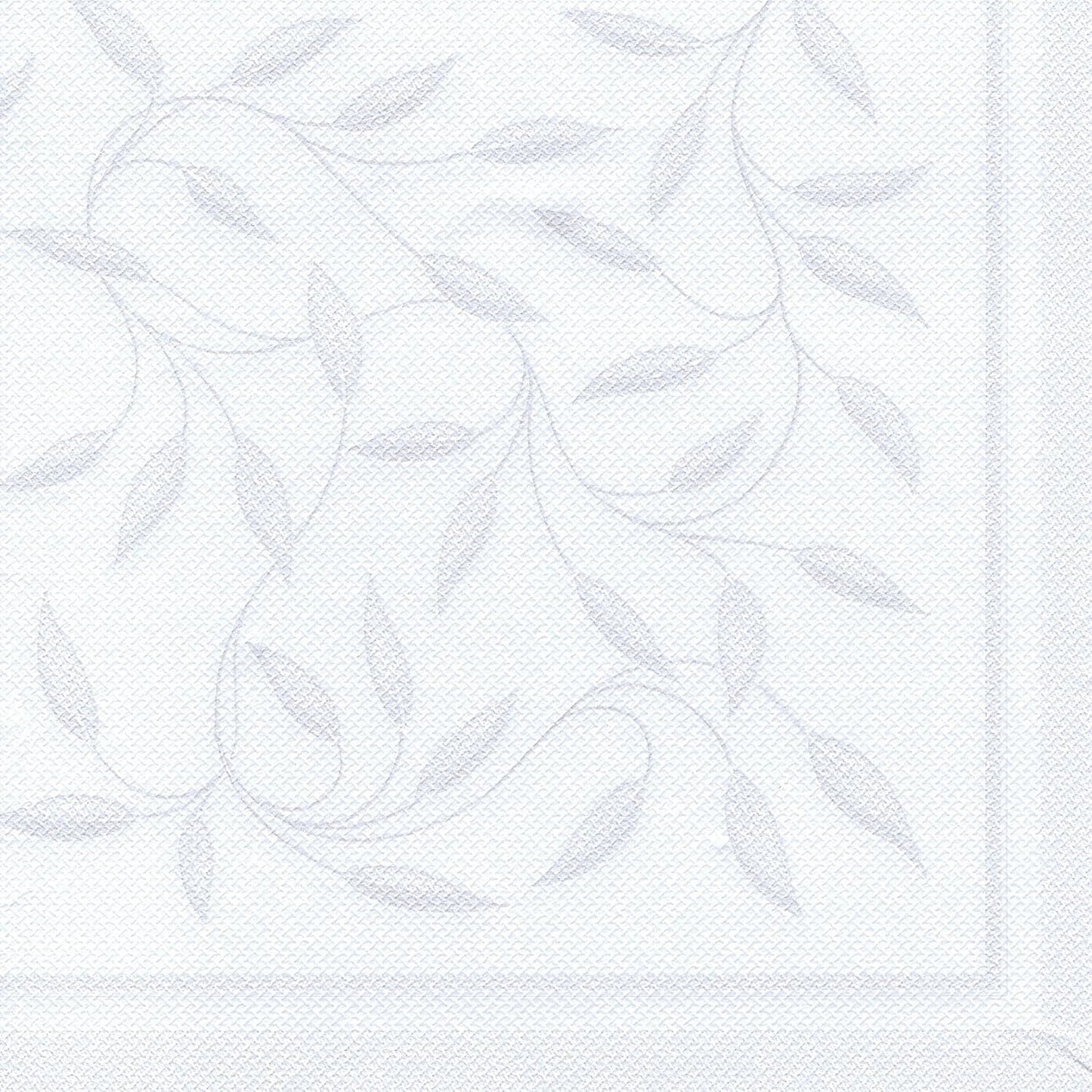 Papstar, 50 servetter "ROYAL Collection" 1/4-faldig 40 Cm X 40 Cm Vit "New Mediterranean", #11652