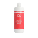Wella Professionals Invigo Color Brilliance - Schampo, balsam och färgskyddsmask för fint och tjockt färgat hår - med vitamin E, antioxidanter och lågt pH - utjämnande och närande Hårmask Naty Shop Conditioner 1 liter