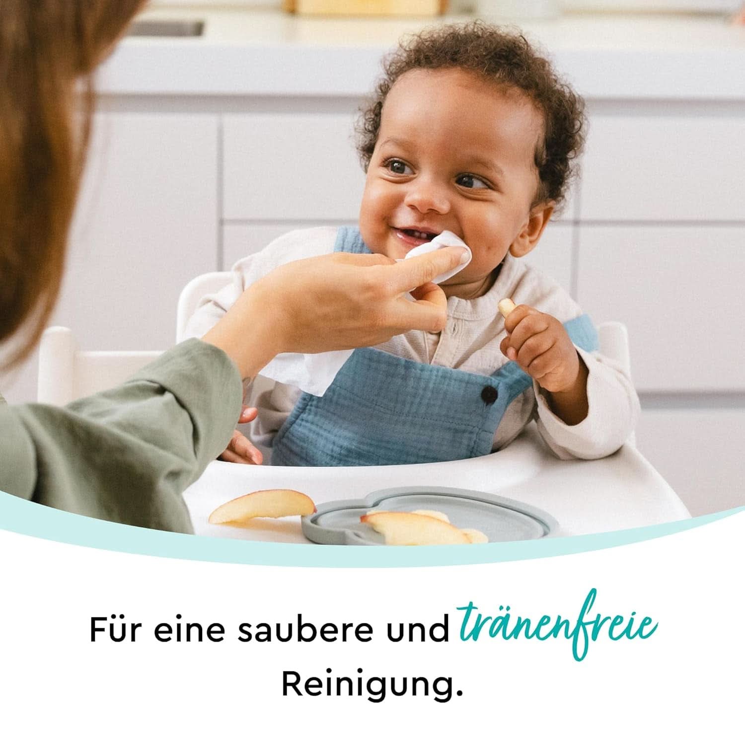 LILLYDOO Feuchttücher Gesicht & Hände 160 Stück (8 X 20), 100 % Plastikfrei Naty Shop