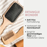 Jean & Len Knot Remover 2-Phase Leave-In Conditioning Spray, lämplig för alla hårtyper, reder ut håret och förbättrar kambarheten, fräsch doft, trasselfri, silikon- och parabenfri, vegan, 100ml Detangling-produkter Naty Shop