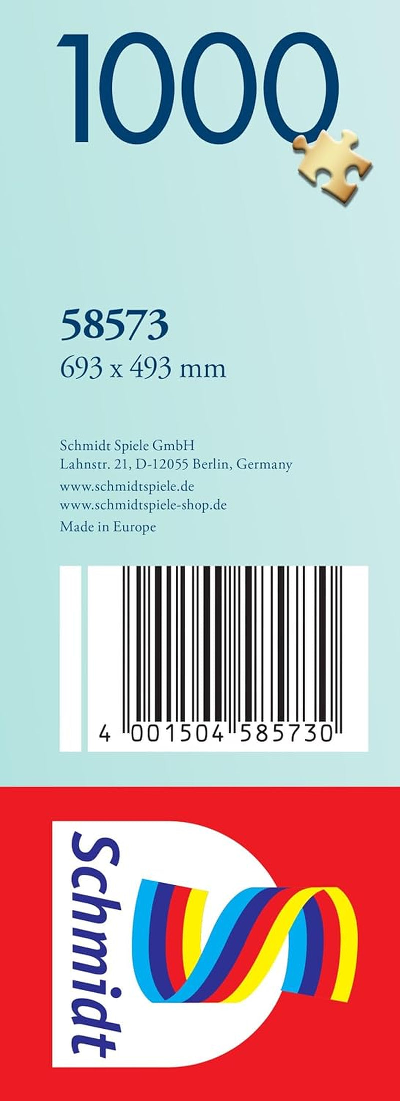 Schmidt Spiele 58573 Jeff Haynie, Mit Dem Wohnwagen Am Meer, pussel 1000 bitar Puzzle Naty Shop