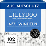 LILLYDOO Babyblöjor Hudvänliga - Storlek 3 (6-10 kg), 29 delar, tillförlitligt läckskydd, mjuk, parfymfri och lotionfri för känslig hud, dermatologiskt testad
