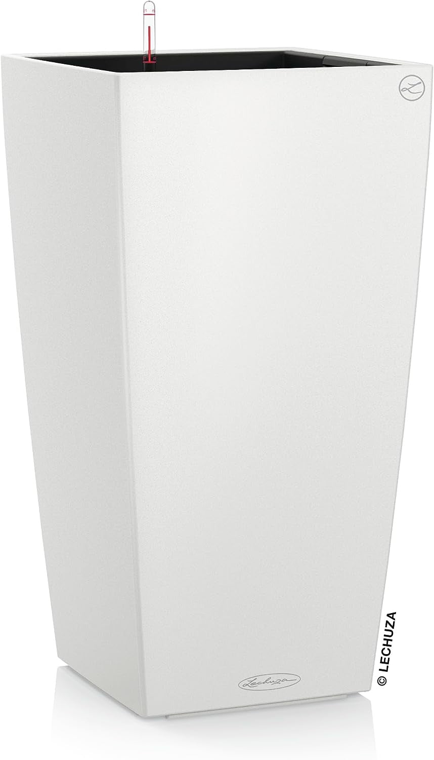 LECHUZA CUBICO Färg 30 skiffergrå 13138, 29,5x29,5x56,5 cm