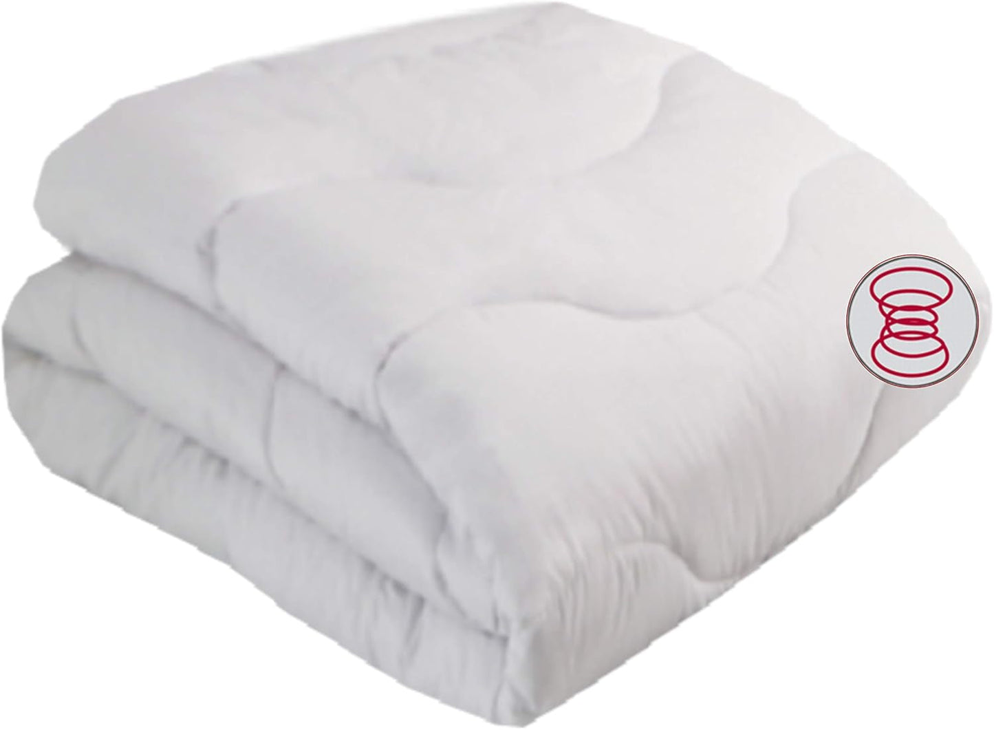 Soft Flex quilt, polyester, vit, 240 X 260 cm Täcken och täcken Naty Shop
