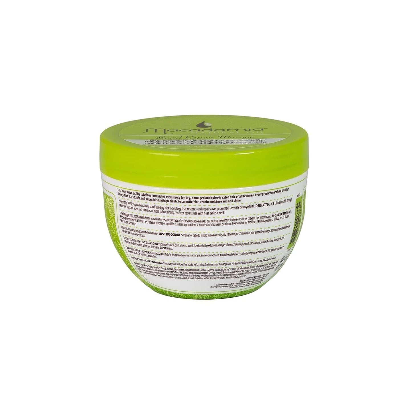 Bond Repair Mask hjälper till att vitalisera och stärka överbearbetat, skadat hår, formulerad med aminosyror från naturen - Vegansk och naturlig plex-teknologi. Naty Shop hårmask