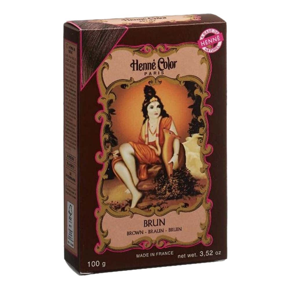 Henné Color Henna Powder Copper 100 g Naty Shop hårfärg brun, svart 100 G (1 förpackning)