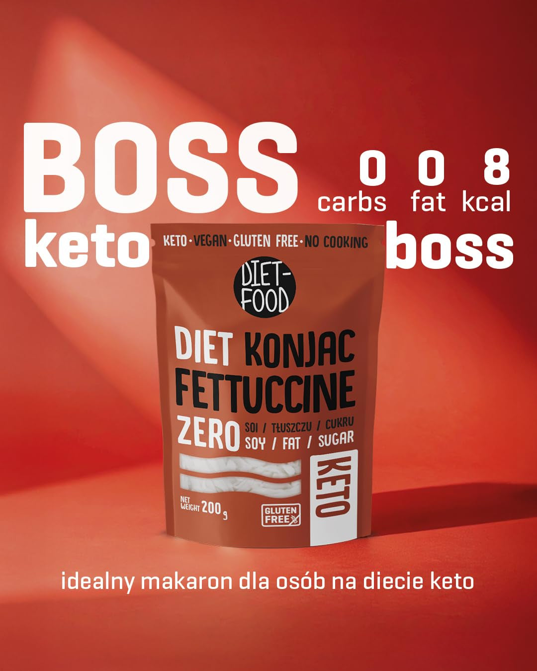 Shirataki Nudlar DIET-MAT ​​Lågkolhydrat Lågkalori Konjac Nudlar Vegansk mat Fettfri Sojafri Glutenfri Vattenlöslig Diet Nudlar Lågkalori 200 gram