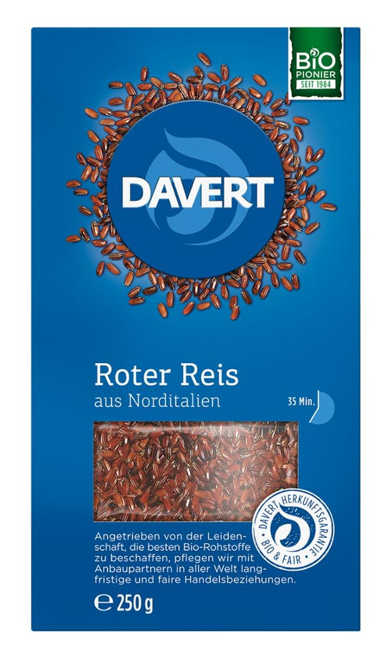 Davert rött ris från norra Italien 250 g