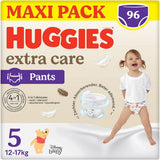 Huggies Extra Care blöjor, storlek 5 (12-17 kg), Disney design, 96 st.