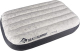 Sea to Summit - Eros dunkudde L - Ultralätt och uppblåsbar - 10D-material - Premium dunkudde - Halkfri - För vandring och camping - 42 X 28 X 12 Cm - Grå - 95 G Naty Shop Grå resekuddar 1 st (1 förpackning)