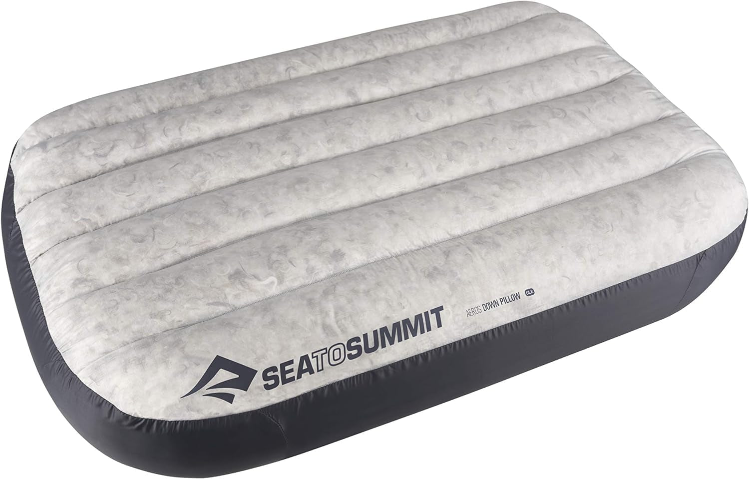 Sea to Summit - Eros dunkudde L - Ultralätt och uppblåsbar - 10D-material - Premium dunkudde - Halkfri - För vandring och camping - 42 X 28 X 12 Cm - Grå - 95 G Naty Shop Grå resekuddar 1 st (1 förpackning)