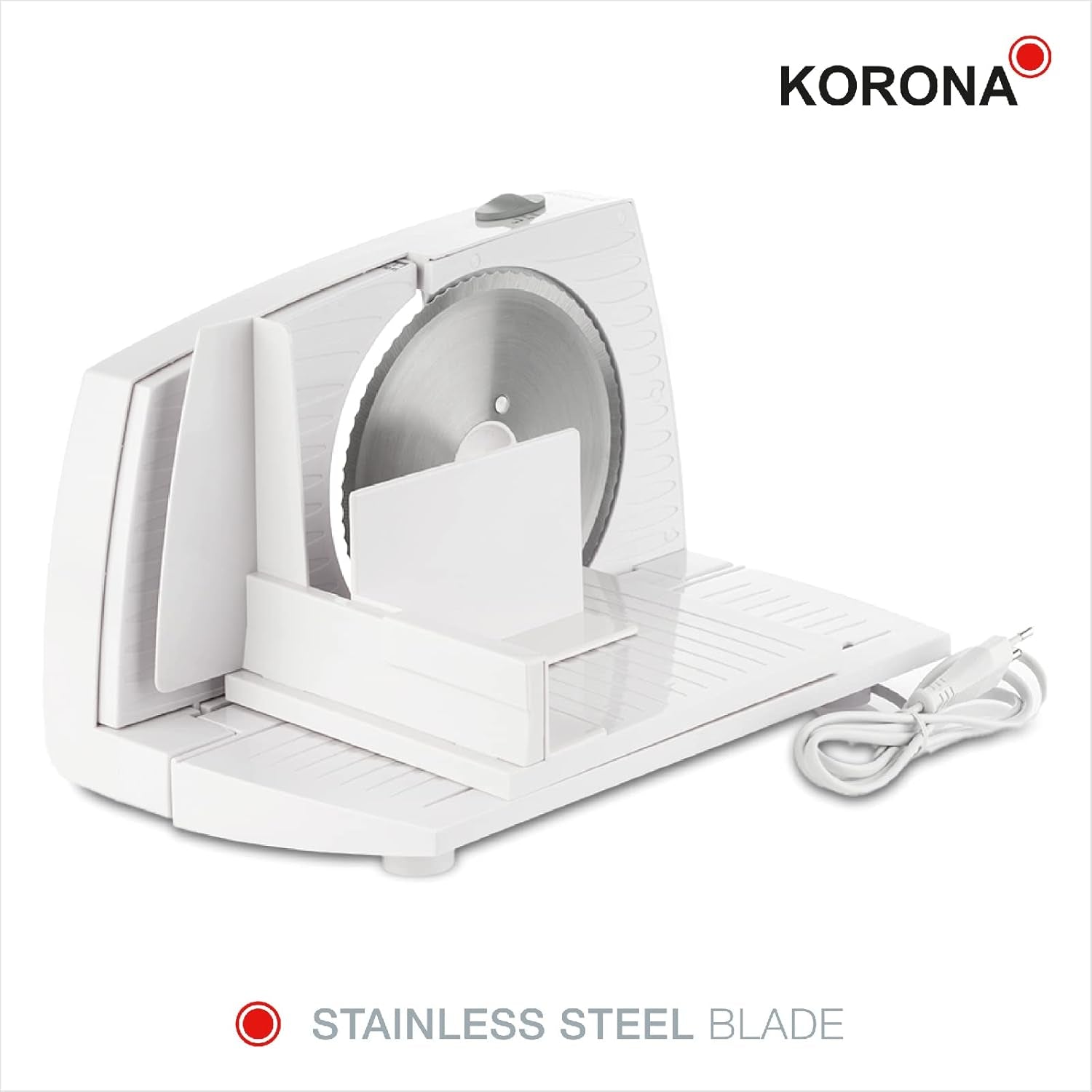 Korona 25500 Multifunktionell skärmaskin, justerbar klippbredd, blad i rostfritt stål Grasters and Slicers Naty Shop