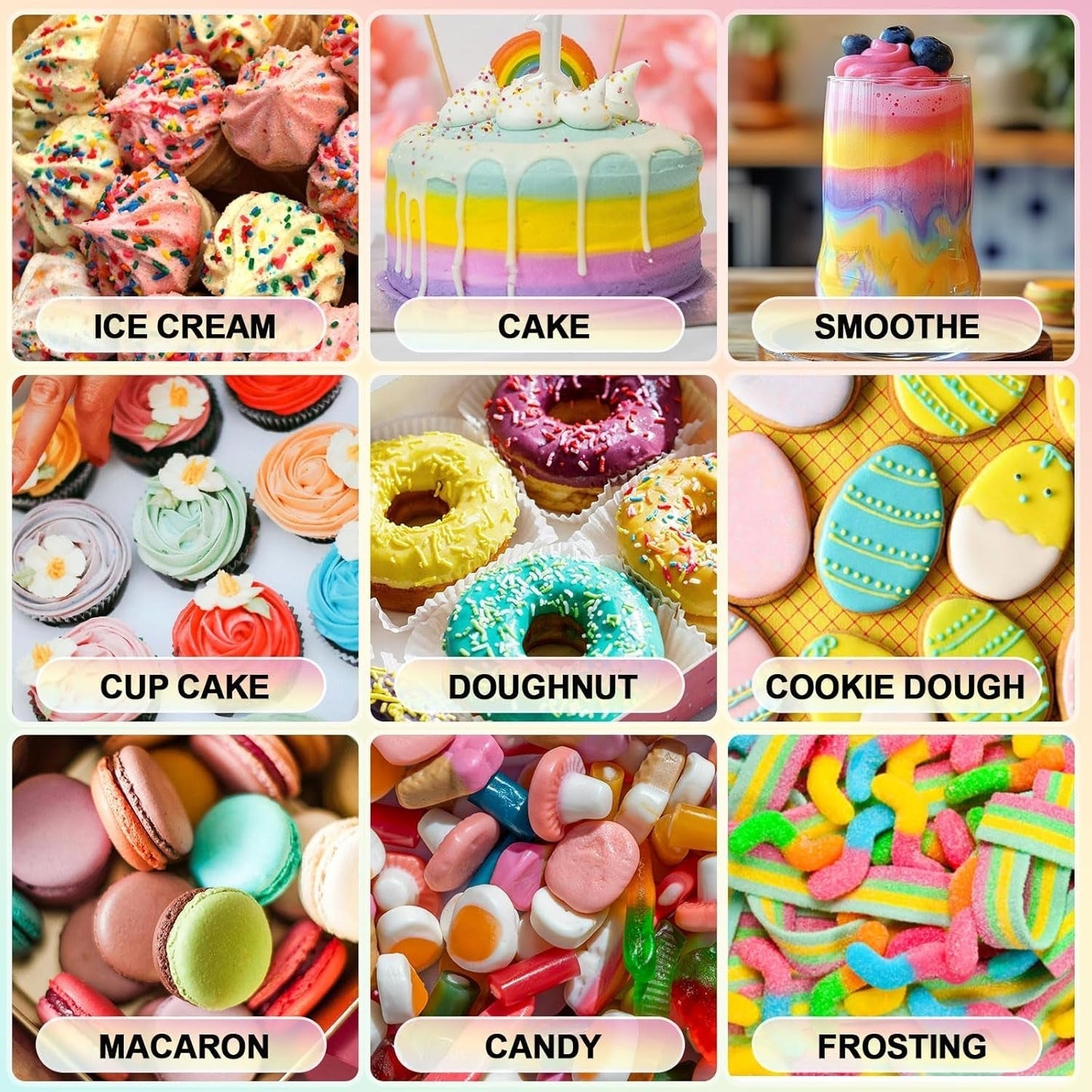 Blandning av oljor, oljebaserad rosa matfärg, högkoncentrerad, för choklad, fondant, kakor, kakbakning, macarons, DIY-tårtdekorering, degpålägg - 20 ml