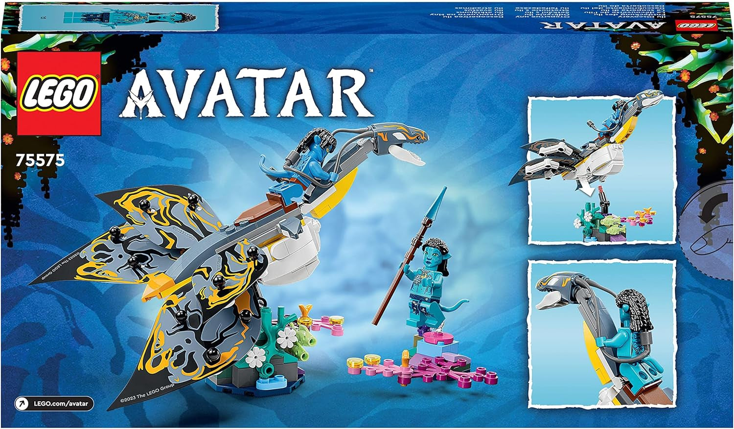 LEGO Avatar Upptäckten av Ilu Water Path Byggleksak med undervattensfigur Pandora Collection Set för barn och filmfans 8 år och uppåt 75575 Byggset Besuche den LEGO-Store