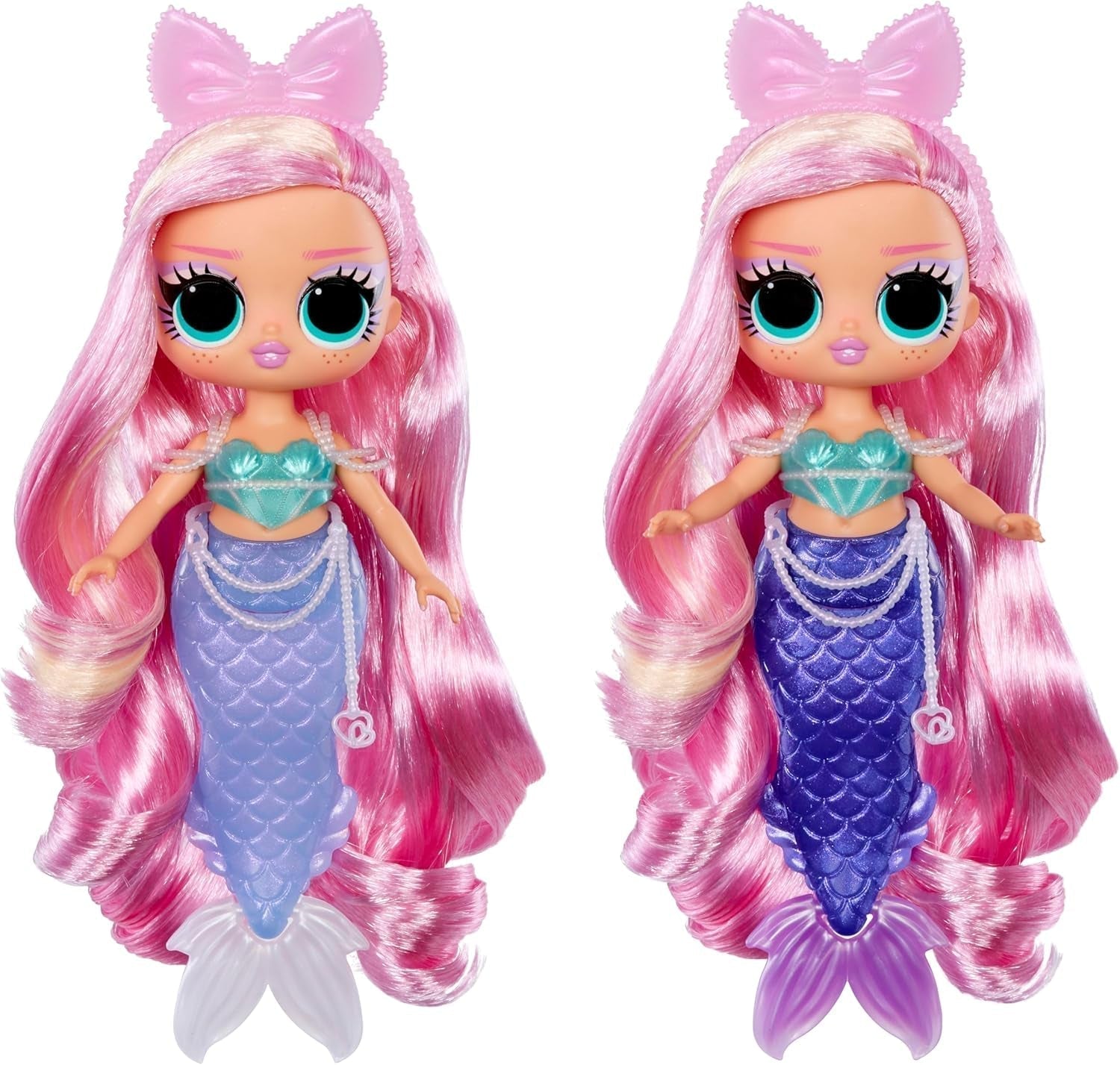 L.O.L. Överraskning! Tweens - Mermaid Lola Waves - modedocka med färgskiftande svans, rörlig fena och vackra tillbehör - leksak för barn och samlare från 4 år Naty Shop Dolls